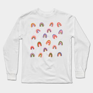 Tween spirit simple colorful rainbows Long Sleeve T-Shirt